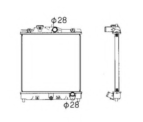 Radiator racire motor