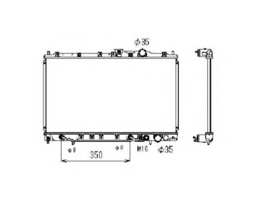 Radiator racire motor