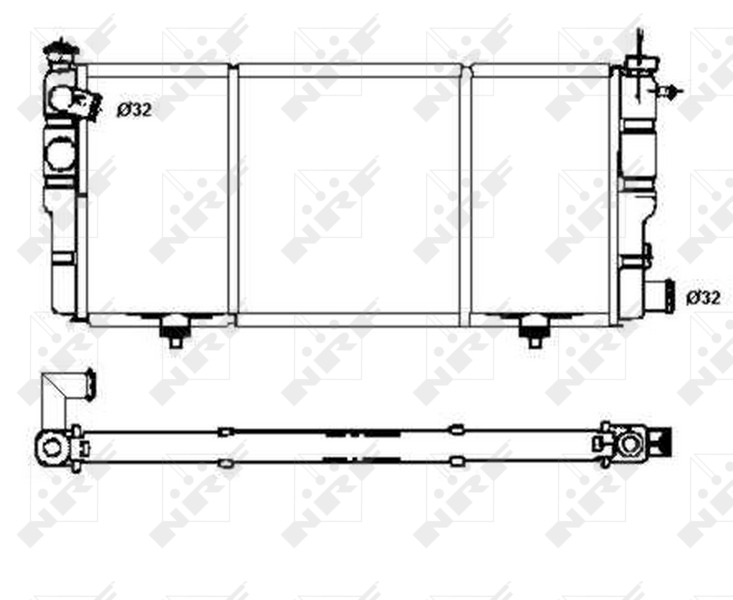 Radiator racire motor