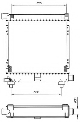 Radiator racire motor