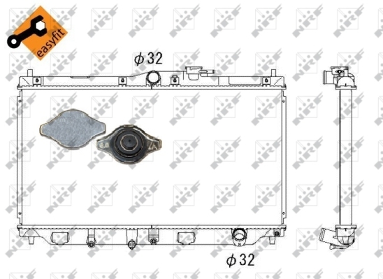 Radiator racire motor