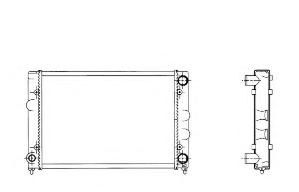 Radiator racire motor