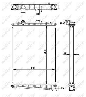 Radiator racire motor