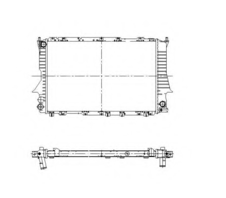 Radiator racire motor