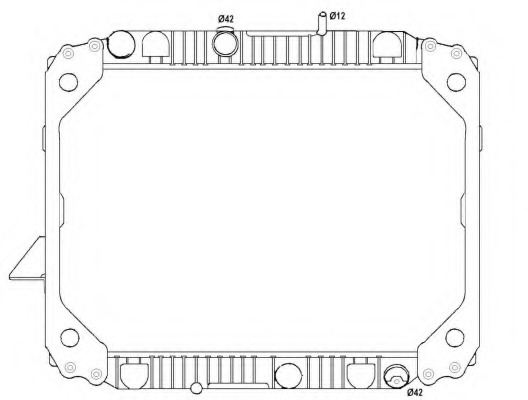 Radiator racire motor