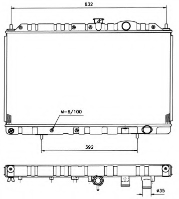 Radiator racire motor