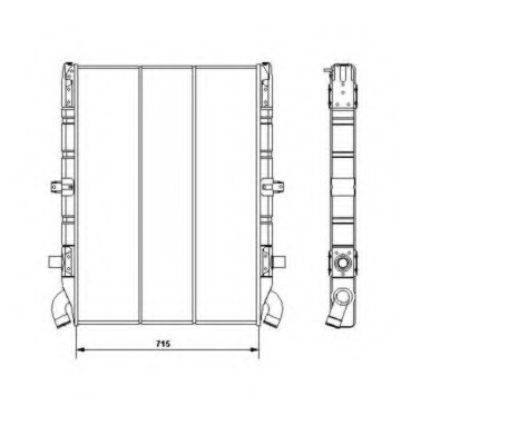 Radiator racire motor