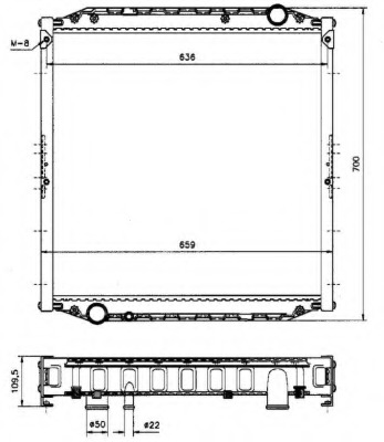 Radiator racire motor