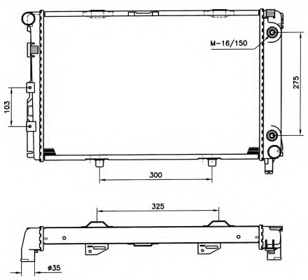 Radiator racire motor