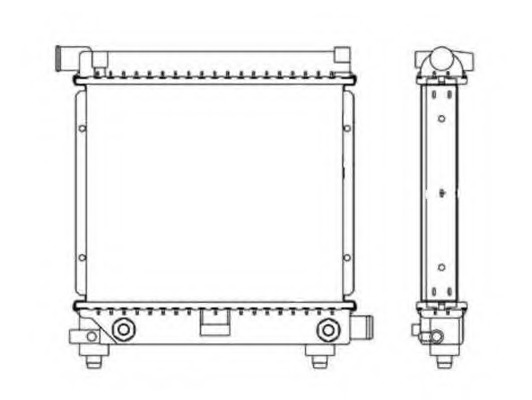 Radiator racire motor