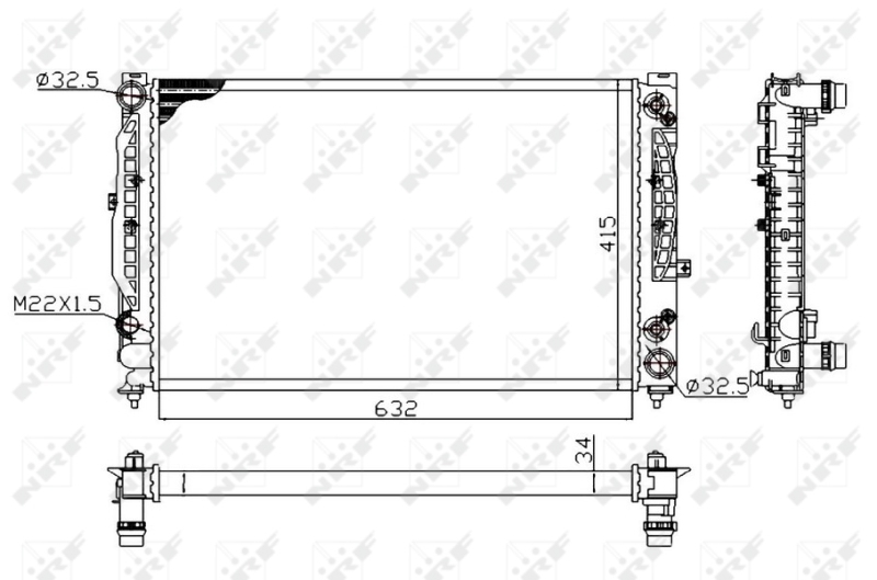 Radiator racire motor