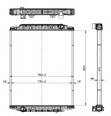 Radiator racire motor