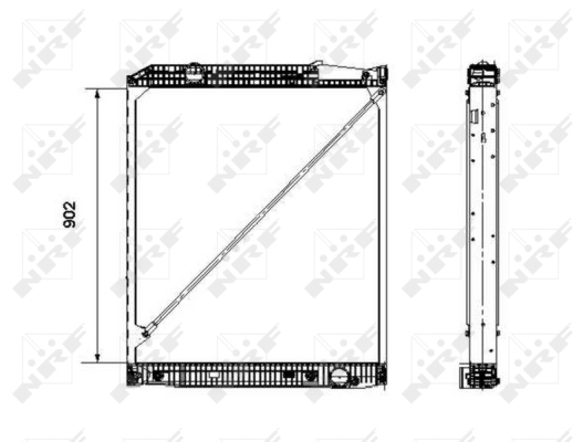 Radiator racire motor