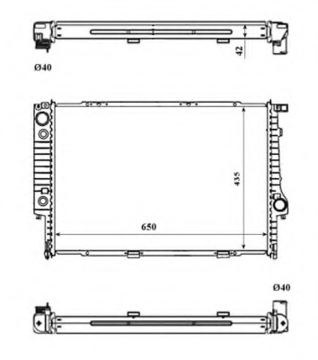 Radiator racire motor