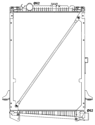 Radiator racire motor