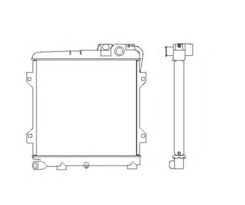 Radiator racire motor