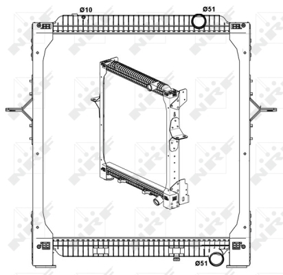 Radiator racire motor