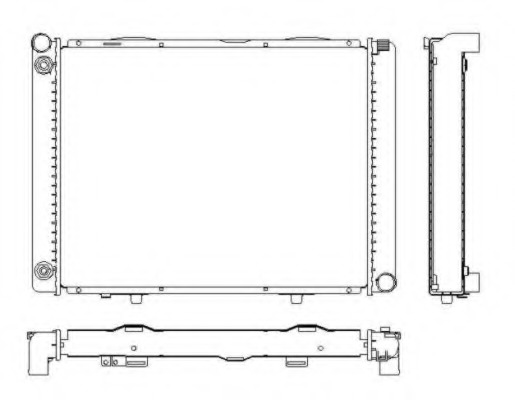 Radiator racire motor