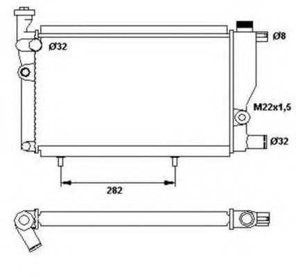 Radiator racire motor