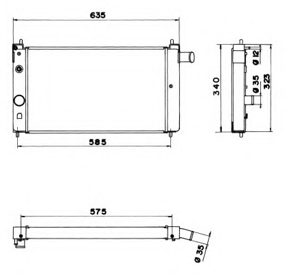 Radiator racire motor