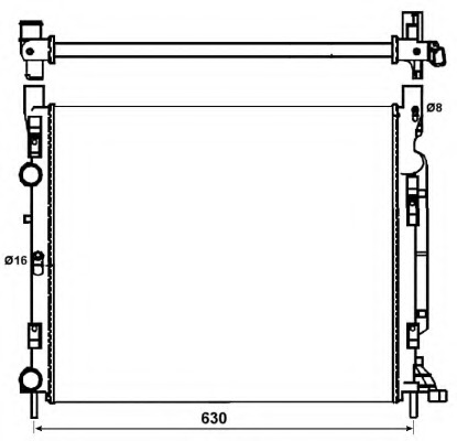 Radiator racire motor