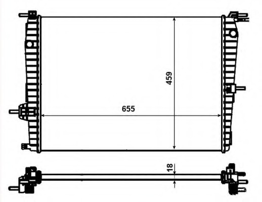 Radiator racire motor