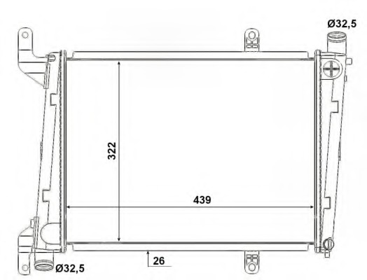 Radiator racire motor