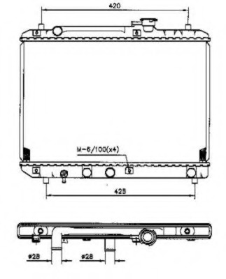 Radiator racire motor