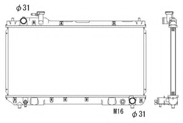 Radiator racire motor