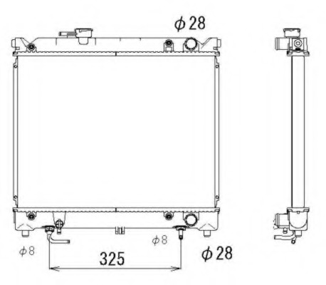 Radiator racire motor