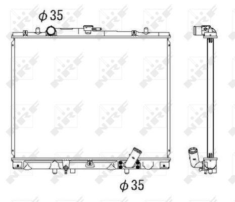 Radiator racire motor