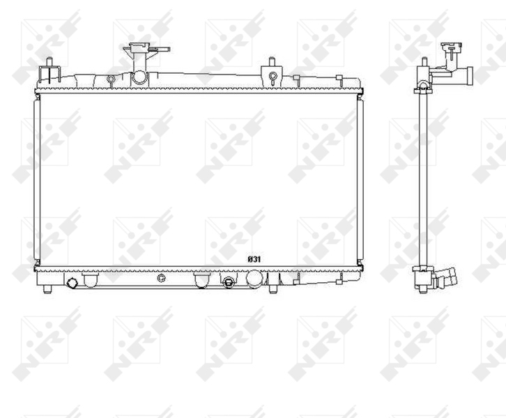 Radiator racire motor