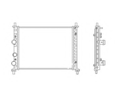 Radiator racire motor