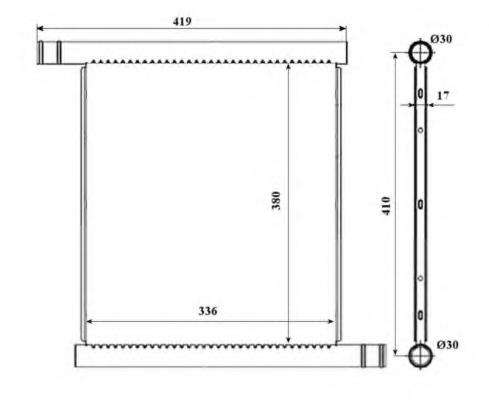 Radiator racire motor