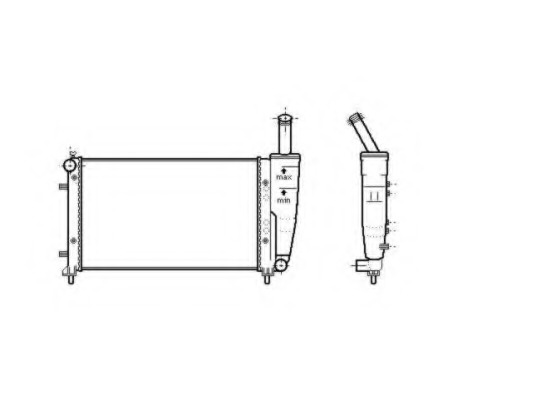 Radiator racire motor