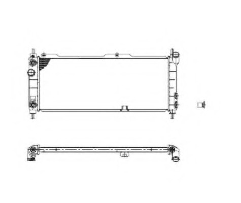 Radiator racire motor