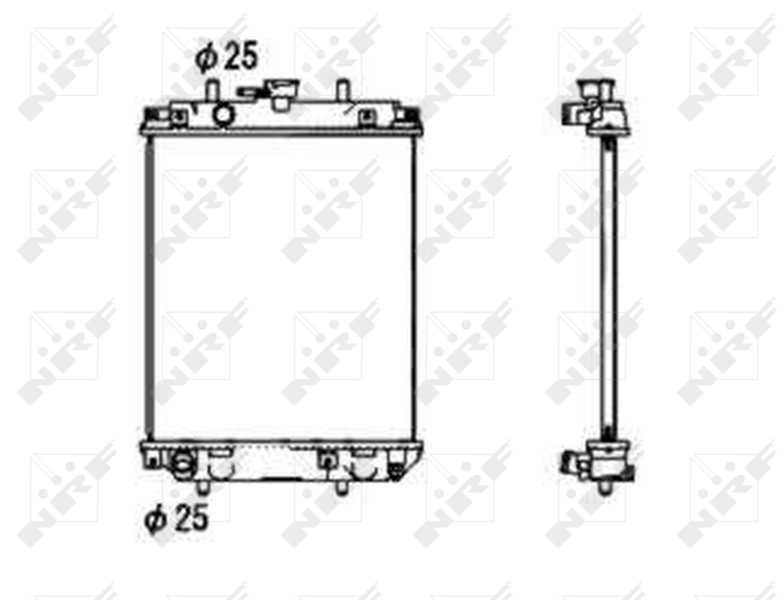 Radiator racire motor