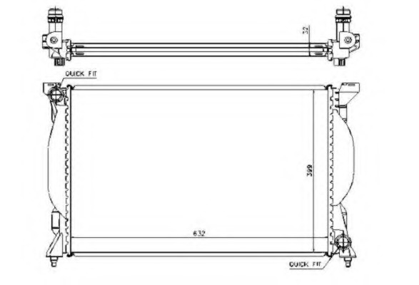 Radiator racire motor