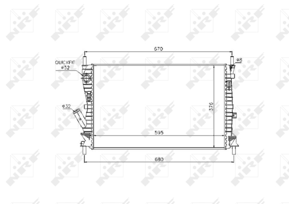 Radiator racire motor