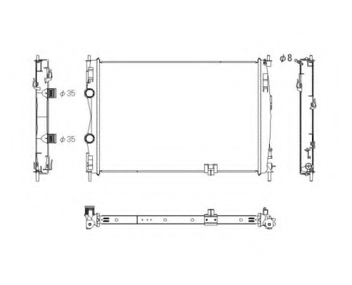 Radiator racire motor