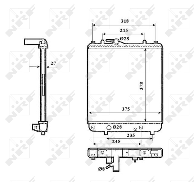 Radiator racire motor