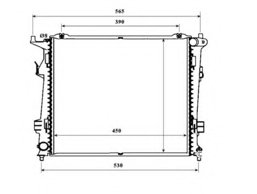 Radiator racire motor