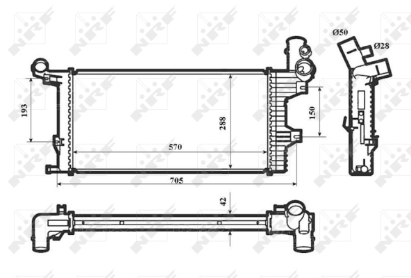 Radiator racire motor