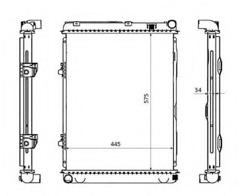 Radiator racire motor