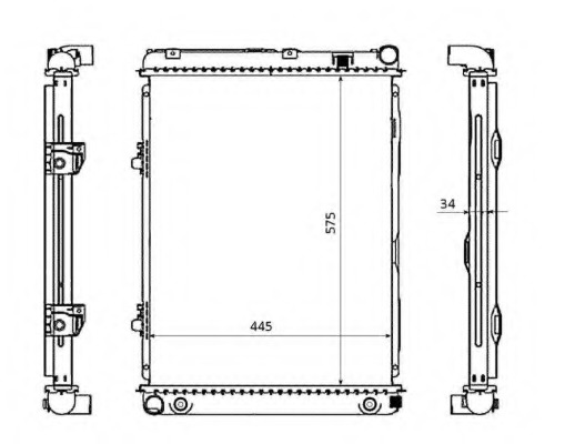 Radiator racire motor