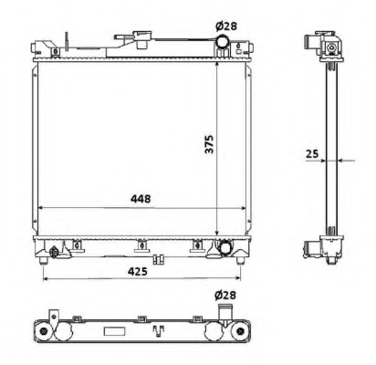 Radiator racire motor