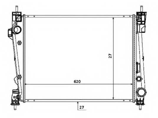 Radiator racire motor