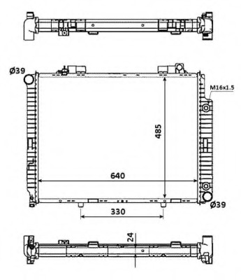 Radiator racire motor