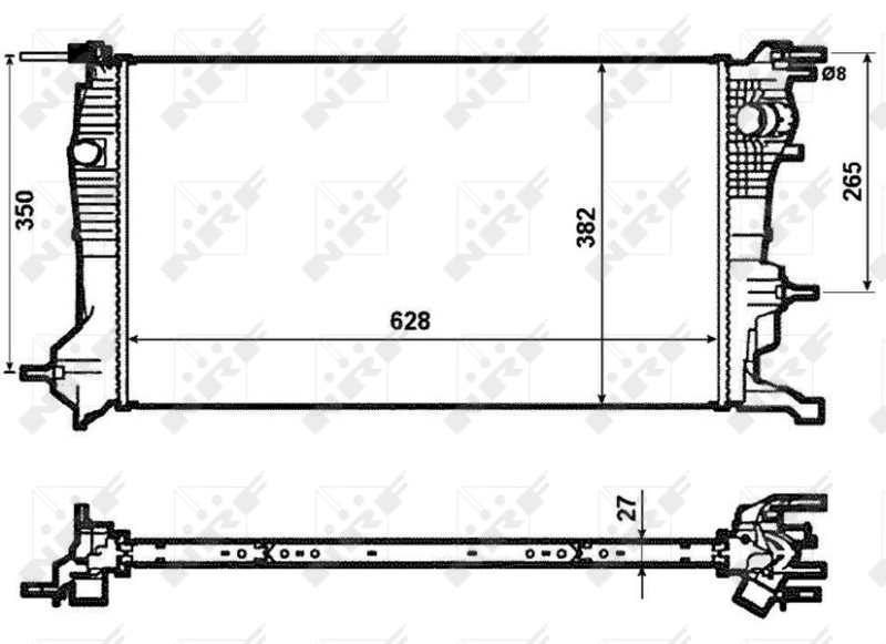 Radiator lichid racire motor