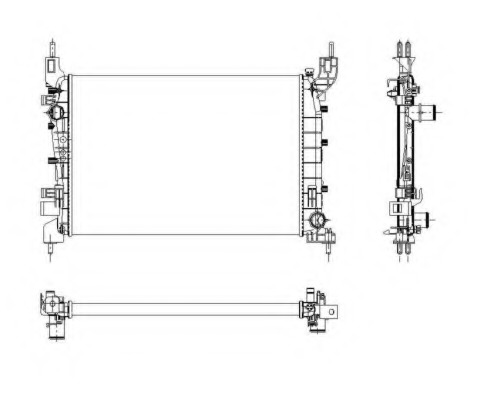 Radiator racire motor